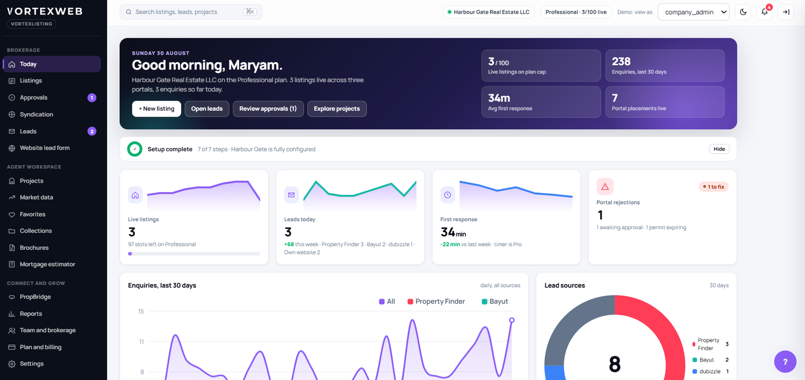 Vortex PropList product screenshot